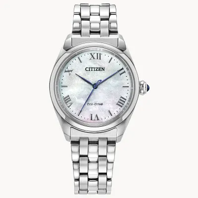 Citizen L Classic White Dial Stainless Steel Bracelet EM1140-80D Citizen L Classic White Dial Stainless Steel Bracelet EM1140-80D